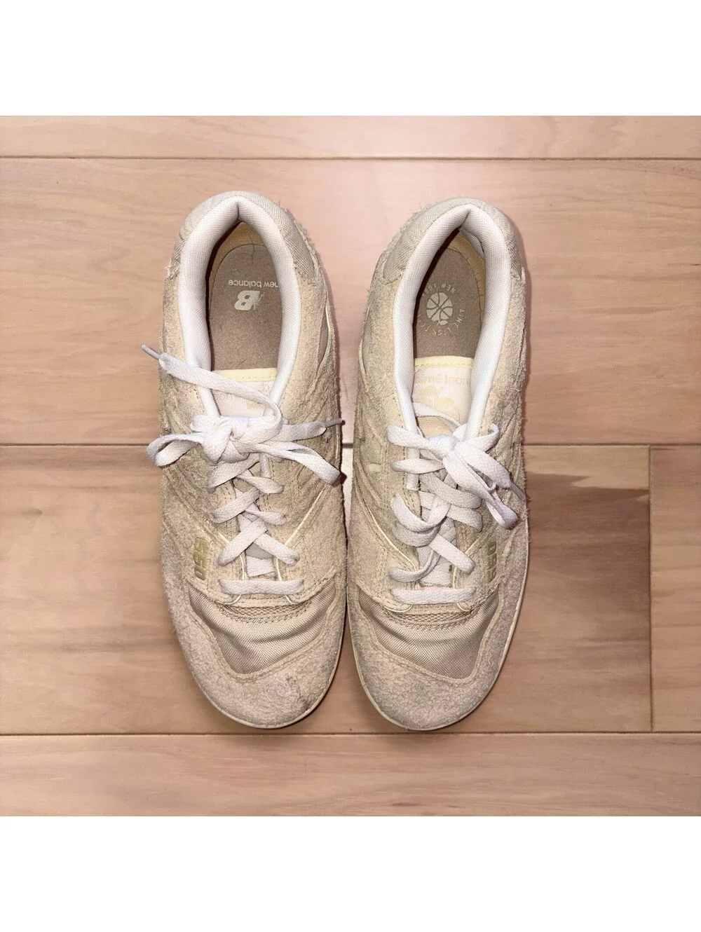 Aime Leon Dore x New Balance 550 Mens 10 Taupe Suede Cream Sneakers ALD